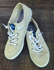 Sperry Women's TOPSIDER Lounge LTT Sneakers SZ 6 "Sand" colorway. A Classic
