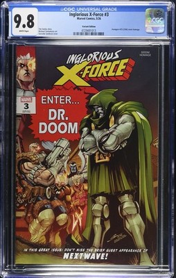 Inglorious X-Force #3 Gerardo Sandoval ''Avengers 25'' Homage Variant Cvr CGC 9.8