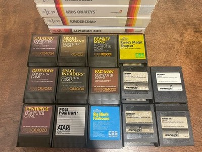Atari 400 Computer Games Lot (Tested) 14 Games