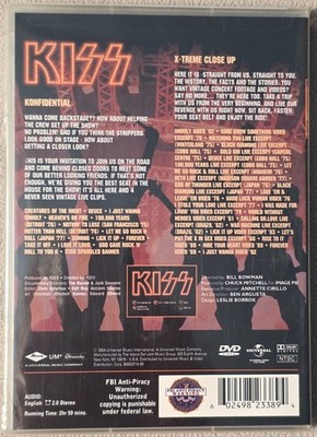 KISS - Konfidential/X-treme Close Up (DVD, 2005) for sale online