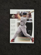 2002 Upper Deck Baseball card  SP #55 J.D. Drew    ( EX to NM)