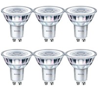 6 X Philips Led Leuchtmittel Glas Reflektor 3,5W = 35W GU10 255Lm Warmweiß 36°