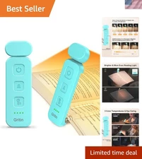 Eye Protection Clip-On Reading Lamp - USB Rechargeable and Adjustable Brightness