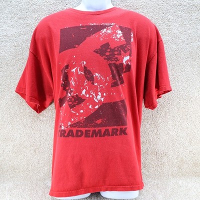 DC Shoes Trademark Graphic T-Shirt Red Short Sleeve Size XXL