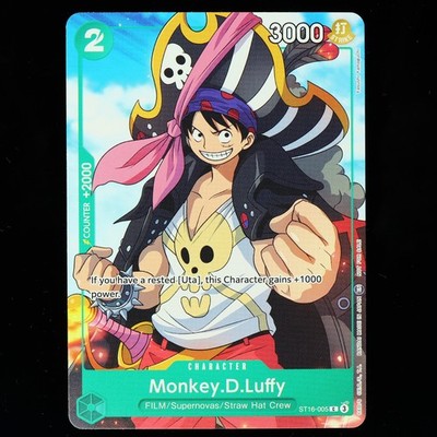 MONKEY.D.LUFFY | ST16-005 | ENGLISH | PROMO | UP | WELCOME PACK VOL.2