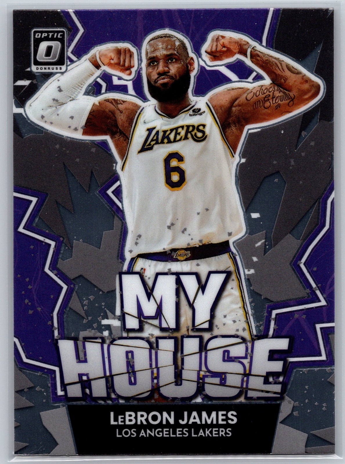 2022-23 Panini Optic - My House LEBRON JAMES #4 Insert Card
