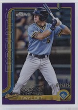2025 Topps Pro Debut Chrome Purple Refractor 92/125 Brayden Taylor #PDC-101 1dl2