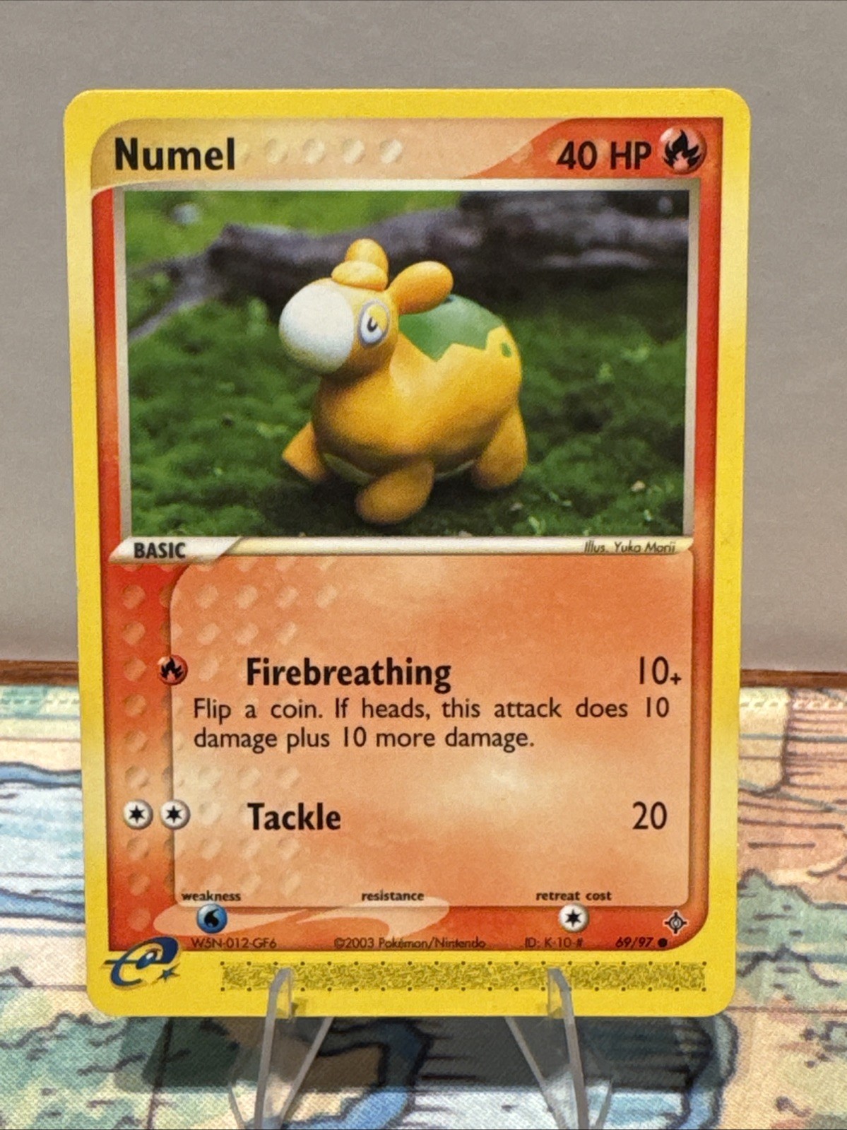Pokémon TCG Numel EX Dragon Regular Common Card 69/97
