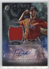 2016 Bowman Inception Auto Relics Green /50 Tyler Beede #IAR-TB Auto 0b0