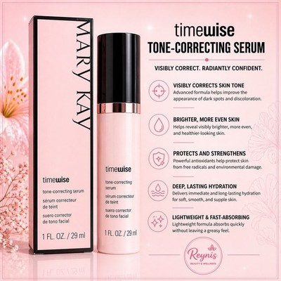  Mary Kay Timewise Tone-Correcting Serum Daily Use Face 1 FL OZ / 29 ml   