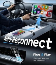Wireless CarPlay Adapter for iPhone, Convert Wired to Wireless Apple CarPlay ...