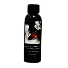 Earthly Body Edible Massage Oil 2oz - Cherry