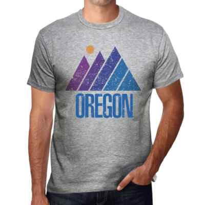 Herren Grafik T-Shirt Gebirge oregon   Mountain Oregon   Öko-Verantwortlich