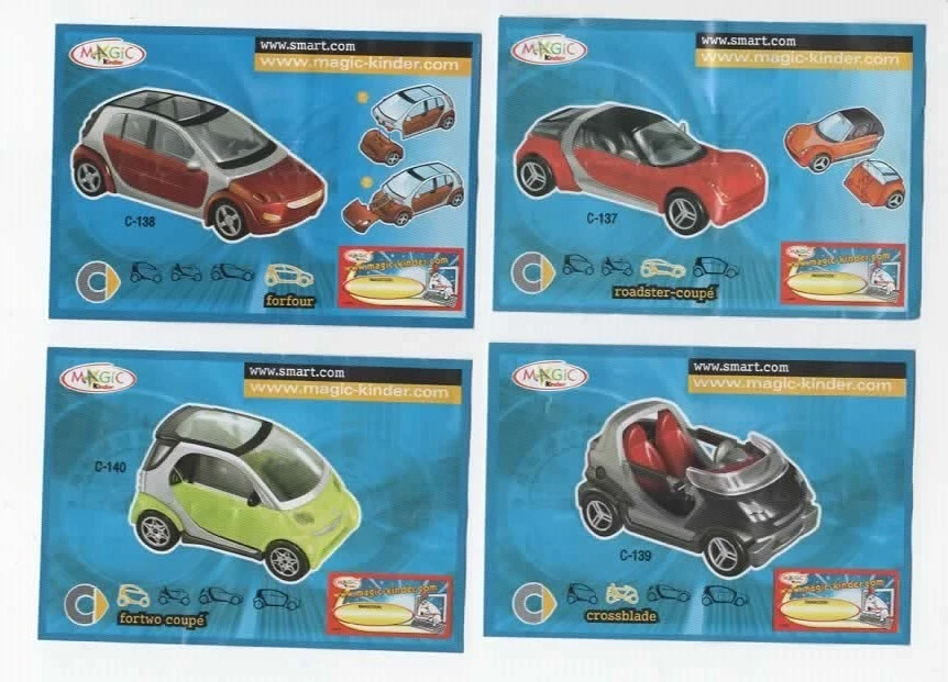 GMBH MPG FERRERO SMART FORTWO FORFOUR CROSSBLADE ROADSTER COUPE HO +BPZ au choix - Photo 2/4