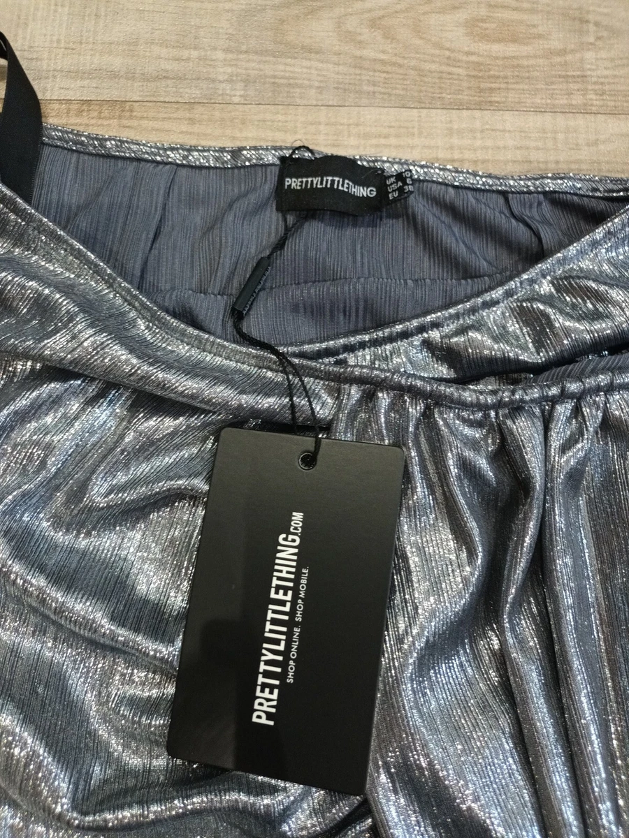Silver top skirt plt