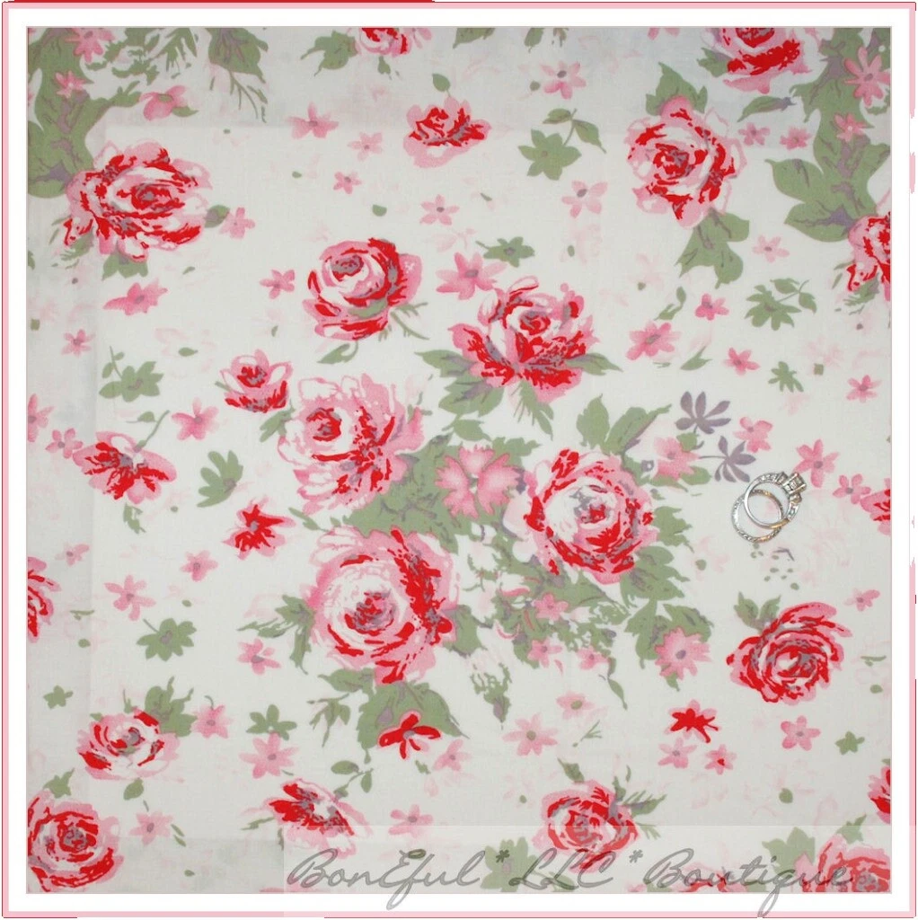 Acolchado Floral De Algodón Shabby Chic géneros artesanales