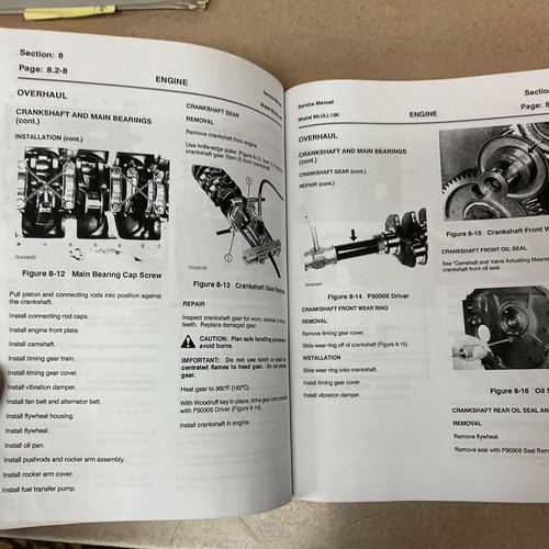 JLG Lull MLULL-10K TELEHANDLER FORK LIFT SERVICE SHOP REPAIR MANUAL pn 10709971 - Picture 5 of 8