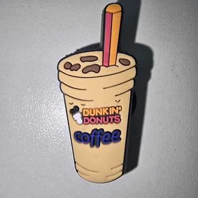 ''Dunkin Donuts'' Kaffee Charms für Crocs, Bubble Slides, Sandalen & Clogs