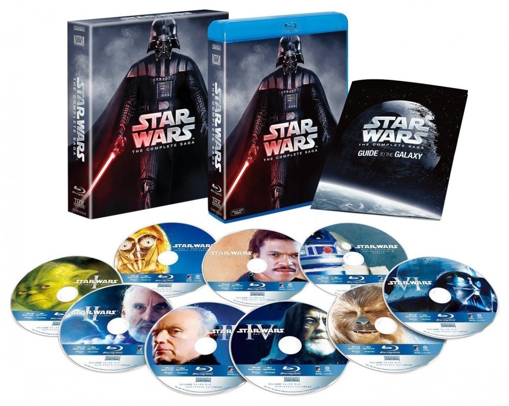 New Star Wars I II III IV V VI Complete Saga Blu-ray