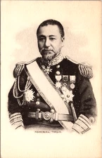 Vintage 1900's Sino Russo Japanese War Admiral Togo Postcard Abraham & Straus 