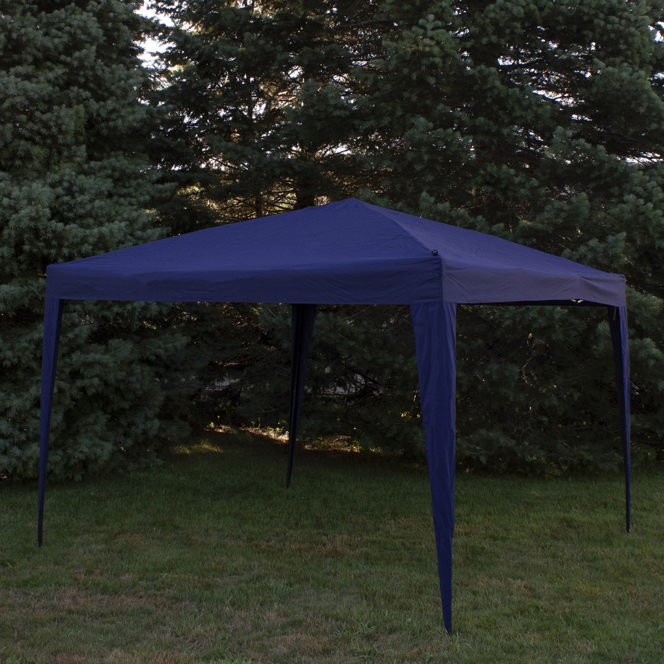 Northlight 10' x 10' Navy Blue PopUp Outdoor Canopy Gazebo eBay
