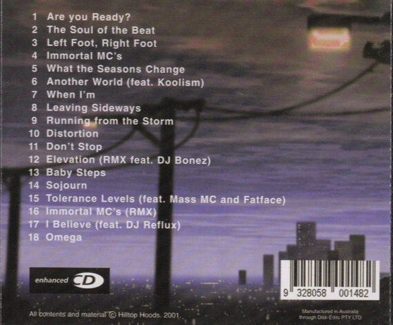 HILLTOP HOODS - LEFT FOOT RIGHT FOOT ENHACNED CD BRAND NEW SEALED