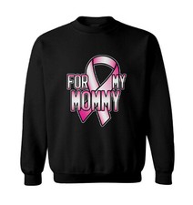 For My Mommy - Breast Cancer Awareness Pink Ribbon Toddler Crewneck Sweater