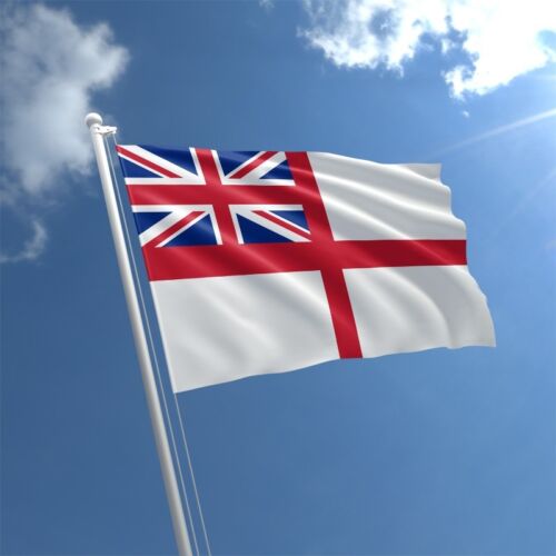 Giant 5 x 3 British Army Navy RAF Flags Blue Red White Ensign Flagpole Eyelet UK - Picture 4 of 9
