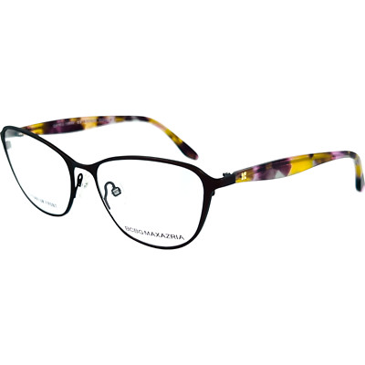 BCBG Maxazria Shauna Womens Metal Eyeglass Frame Coffee 53-16 Titanium