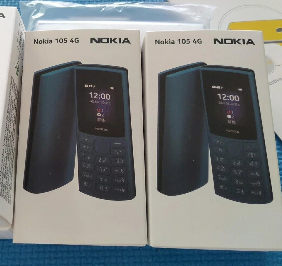 Original Nuevo Nokia 105 4G Dual SIM 1.8 pulgadas 1020mAh Linterna Juegos Radio FM Foto 2 de 4