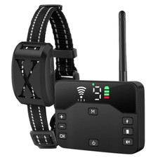 Wireless Electronic Pet Fence 2-in-1 for 1 Dog Trainer Waterproof, Up to 800ft