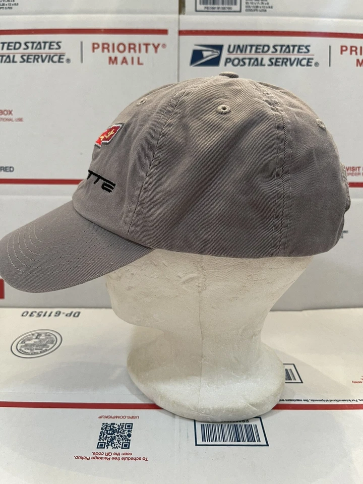 Hot Rods Plus Corvette GM Gorra Gris Adulto Ajustable SOMBRERO DE PAPÁ CON CORREA Foto 4 de 4