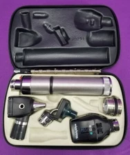 WELCH ALLYN 3.5v SET W/ OTOSCOPE 11720 OPHTHALMOSCOPE PLUGIN HANDLE