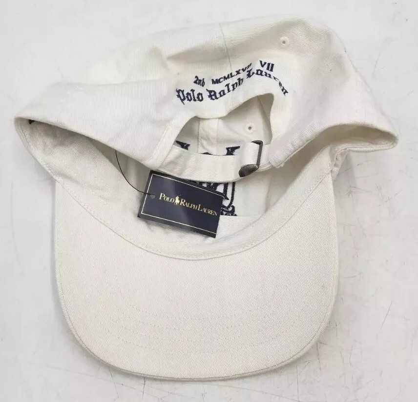Polo Rowing Club PRC Ralph Lauren Hat 1967 MCMLXVII White