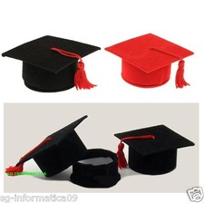 TOCCO SCATOLINA PORTACONFETTI CAPPELLO LAUREA PORTA CONFETTI BOMBONIERA VELLUTO