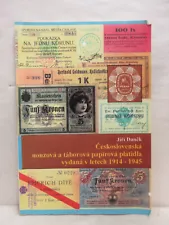 Československá Nouzová a Táborová Papírová Platidla Vydaná v Letech 1914-1945
