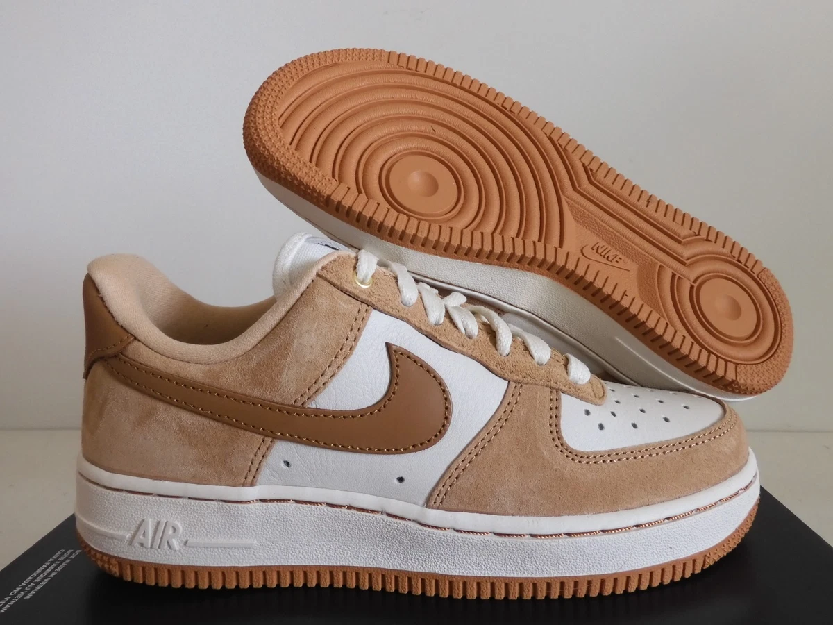 WMNS NIKE AIR FORCE 1 AF1 LXX VACHETTA TAN BROWN-FLAX-SAIL SZ 6 [DX1193-200]