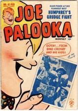 Joe Palooka Comics #41 Oct. 1949 G-VG, Bing Crosby++ Otto Graham & Ted Williams