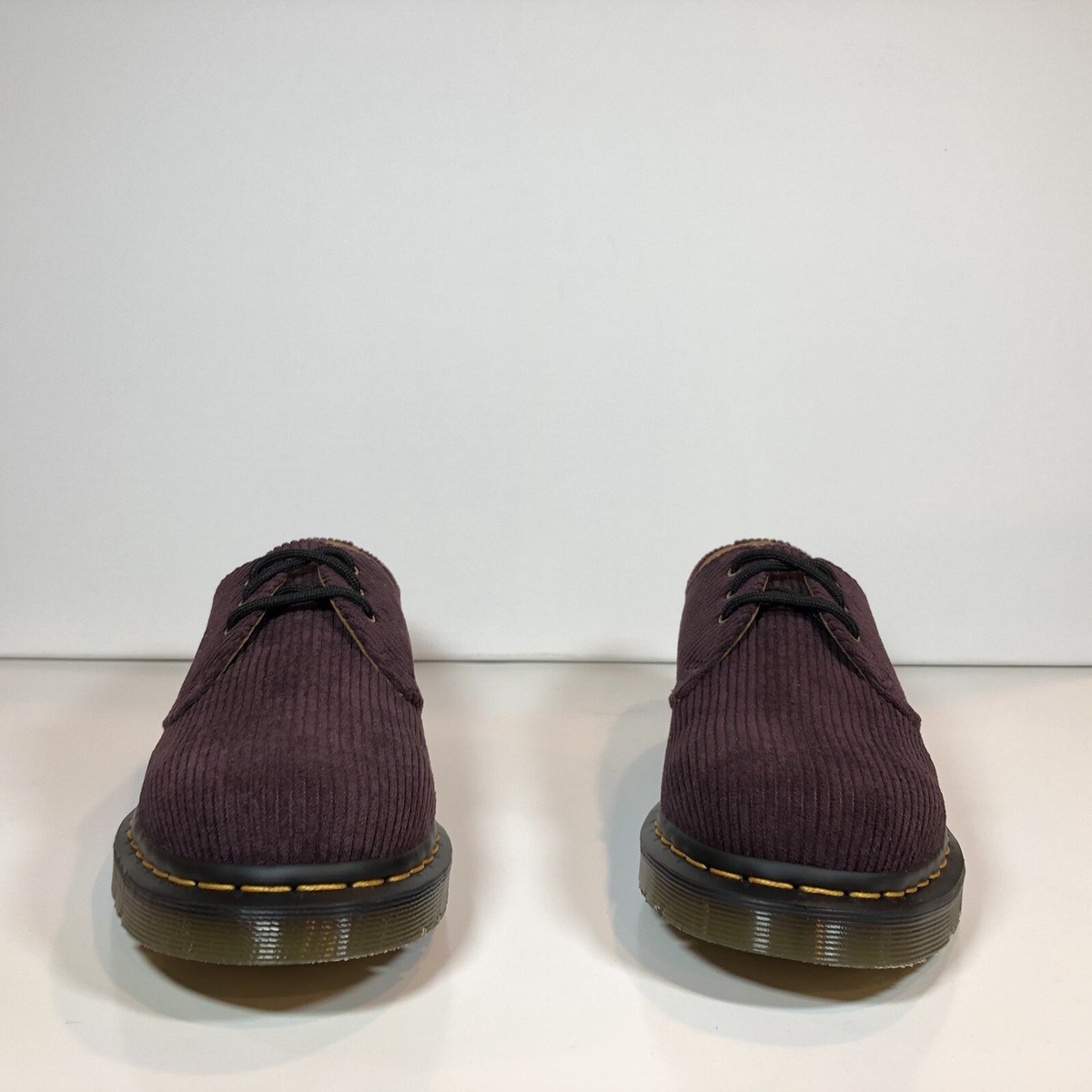 Dr. Martens 1461 Duchess Corduroy Oxford Shoes 'Oxblood