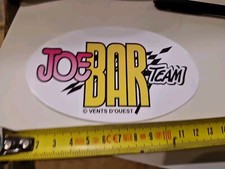 Stickers Autocollant Adesif Joe Bar Team BD Ovale L 13 Cm H 7,5 Cm Polymere Tres