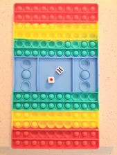 Juego de dados Pop It juguete inquieto Popit Ludo Popets juego de mesa $7,25