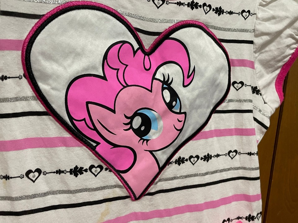 Hasbro My Little Pony Pinkie Pie Hot Pink Ruffle Dress Size 6 | eBay