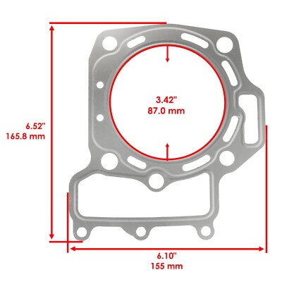 Cylinder Valve Gasket Kit For Kawasaki Brute Force 750 KVF750 4X4I 2012-2018 - Foto 4