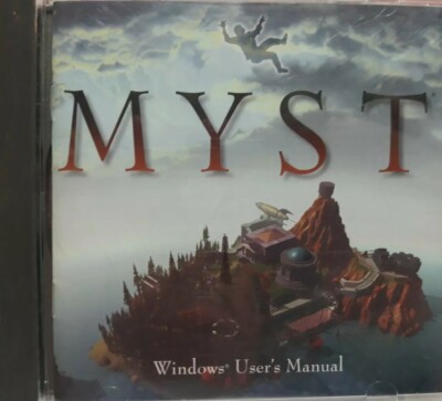 MYST PC Windows 3.1 & 95 Computer CD Rom Game with Users Manual