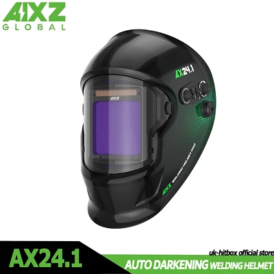 AXIZ Auto Darkening Welding Helmet Large View for MIG/TIG/MMA/CUT Tools Mask New