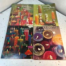 Vintage Lot of Four Candle Crafting Ideas Magazines