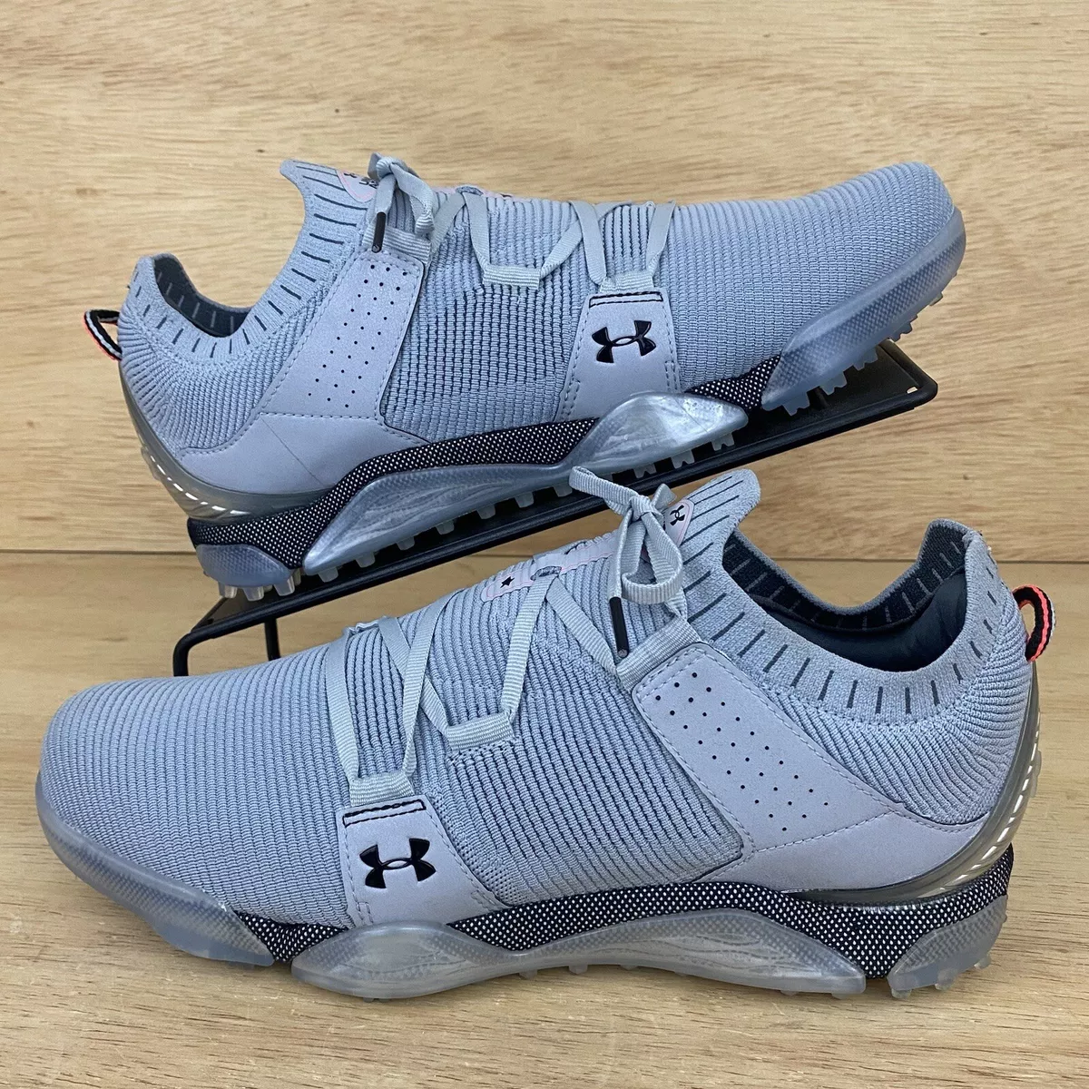 Grey under armour 2025 golf shoes