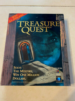 Treasure Quest PC - Original BIG BOX - Rare and Vintage!, Mint Condition!
