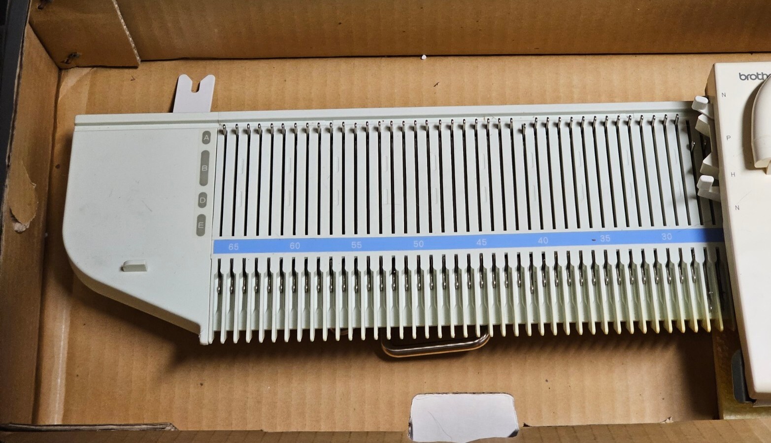 Brother KX350 Home Knitter Knitting Machine; Made in Japan Vintage eBay