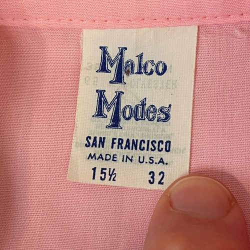 Vintage Malco Modes Western Shirt Mens Medium 15.5 - 32 Pearl Snap Cowboy USA - Picture 3 of 9
